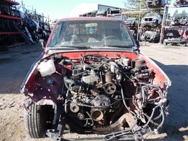 1996 Toyota Tacoma LX Burgundy Extended Cab 2.4L AT 2WD #Z22030